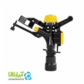 قیمت آبپاش پلیمری تنظیمی ویسپار مشکی سایز 3.4 و 1 اینچ