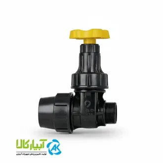 قیمت شیر کشویی یک سر نر یک سر رابط ویسپار vispar