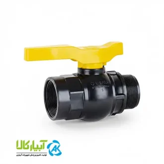 قیمت شیر توپی یک سر نر یک سر ماده دسته پلیمری ویسپار