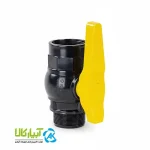 خرید شیر توپی یک سر نر یک سر ماده دسته پلیمری ویسپار