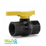 خرید شیر توپی دسته پلیمری ویسپار Vispar