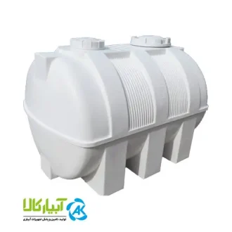 خرید مخزن آب 2500 لیتری افقی کرکره ای پلاستیکی طبرستان