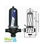 قیمت فیلتر دیسکی کوتاه اصفهان پلاست - آبیار کالا