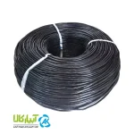 قیمت لوله ماکارونی PVC مشکی 500 متری - آبیار کالا
