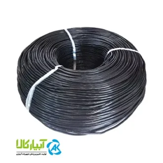 قیمت لوله ماکارونی PVC مشکی 500 متری - آبیار کالا