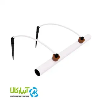 خرید لوله ماکارونی PVC سفید 500 متری - آبیار کالا