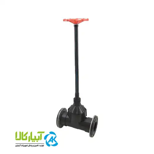 Long flange double-ended slide valve قیمت شیر کشویی دوسر فلنچ دسته بلند پارس خاور - آبیار کالا