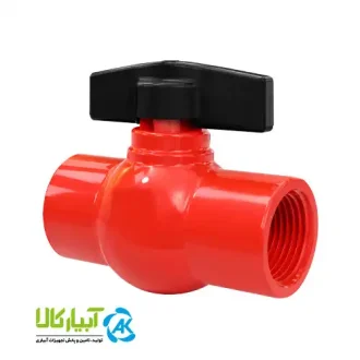 شیر توپی دوسر دنده داخل دسته پلیمری پارس خاور