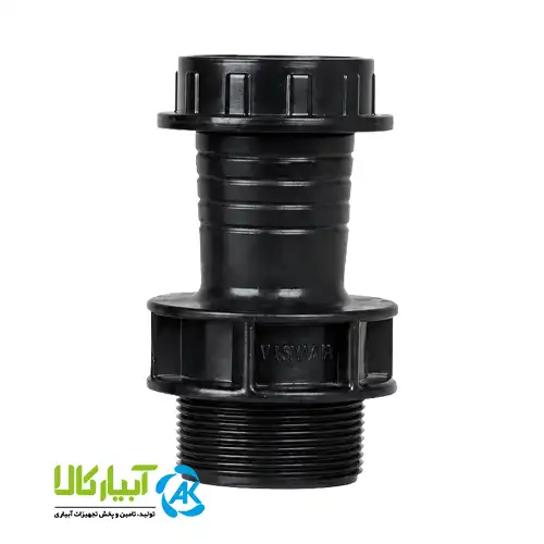 lay-flat-connector-with-ring خرید سرشیلنگی لی فلت با رینگ پلیمری ویسپار - آبیار کالا